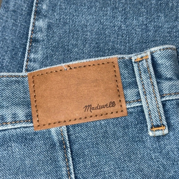 MADEWELL NWOT Balloon Jeans in Greene Wash Blue Workwear Edition-Size 27W - Picture 11 of 14